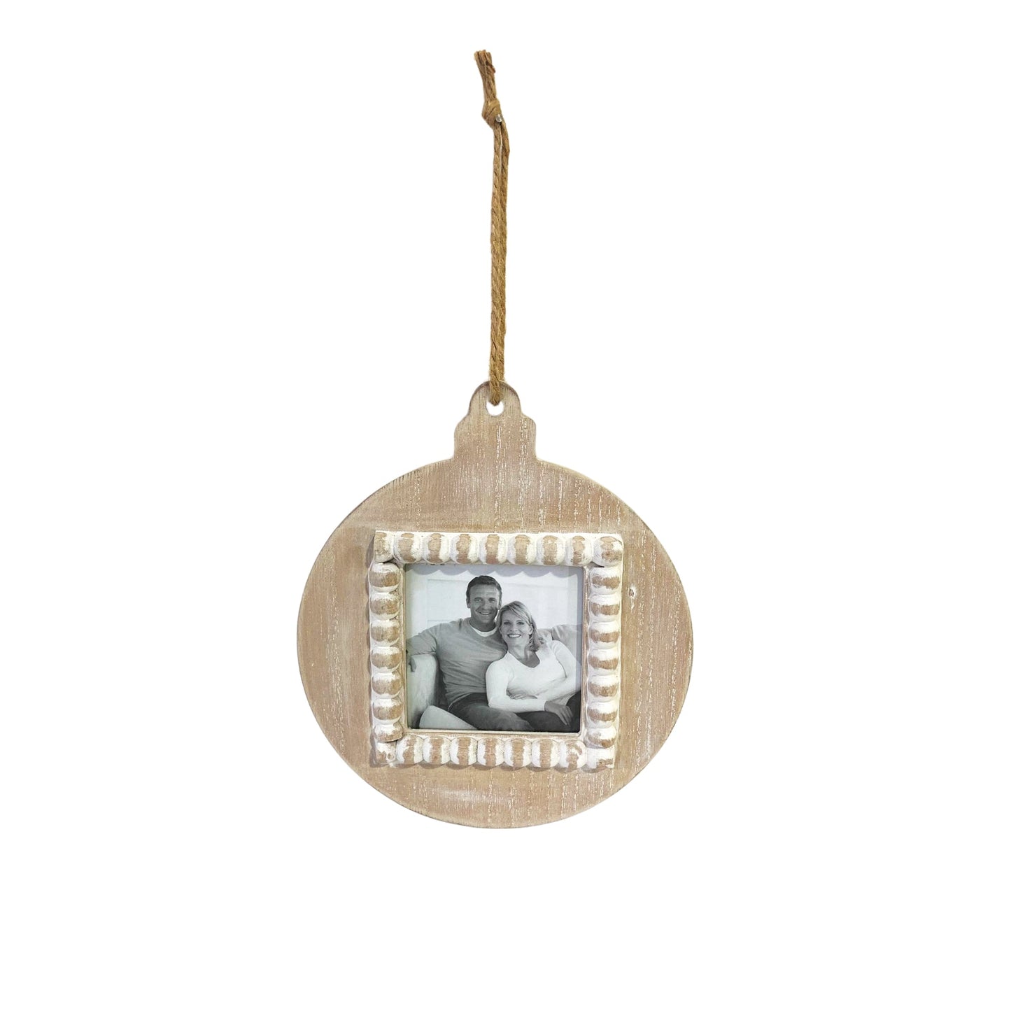 JX6180 |Study & Bedroom Decorations Natural Wood Small Square Photo Hanging Photo Frame - Christmas Decorations |20x1.6x24 cm | 20x1.6x24cm