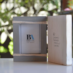Charming vintage-inspired WDF wooden photo frame featuring a meaningful quote, I Always Wished for a Friend Like You, perfect for home decor or room decoration. This stylish picture frame complements various furniture styles and makes a thoughtful gift for any occasion. Ideal for capturing cherished memories in a timeless design. 1
