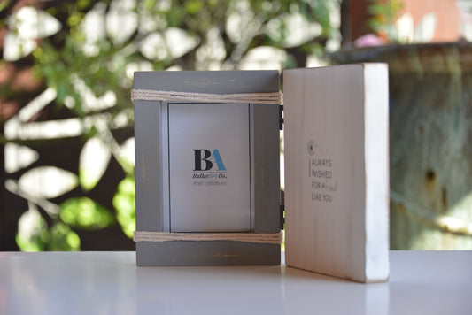 Charming vintage-inspired WDF wooden photo frame featuring a meaningful quote, I Always Wished for a Friend Like You, perfect for home decor or room decoration. This stylish picture frame complements various furniture styles and makes a thoughtful gift for any occasion. Ideal for capturing cherished memories in a timeless design. 1
