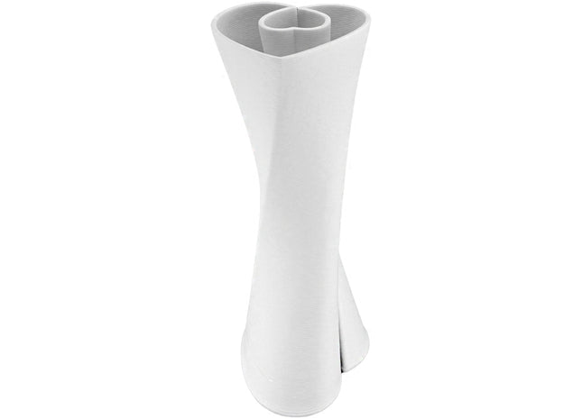 LG PORC  HEART CERAMIC VASE
