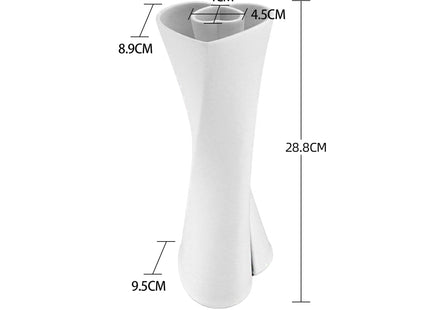 LG PORC  HEART CERAMIC VASE