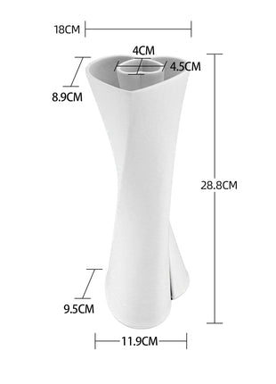 BallarArt Co JMA004/LG PORC 3D PRINTING HEART VASE