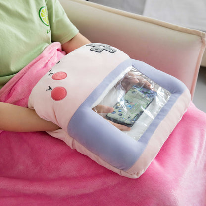 CB019 | Gift Pink Winter hand warmer Versatile nap pillow blanket set | 37 x 38cm