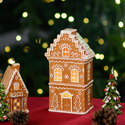 Ceramic Christmas Village House, Christmas Decoration