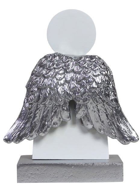 "Deep in Our Hearts. Memorial Angel Wings ." 10x5x13cm