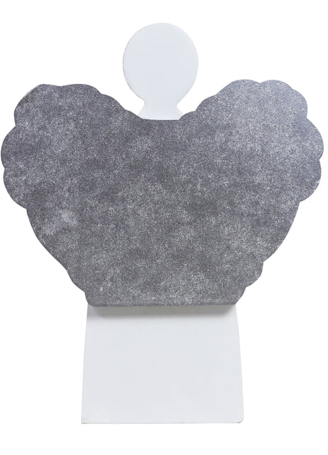 "Your Life Was.." Angel Shaped Plaque 12.5x2.5x16cm