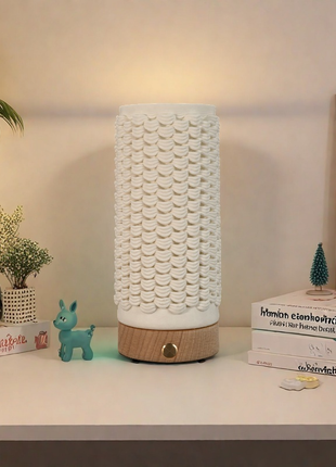 Ceramic Touch Night Light - 8-Color Changing RGB Mood Lamp