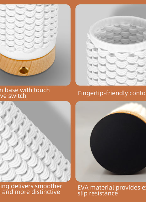 Ceramic Touch Night Light - 8-Color Changing RGB Mood Lamp