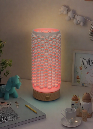 Ceramic Touch Night Light - 8-Color Changing RGB Mood Lamp