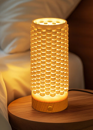 Ceramic Touch Night Light - 8-Color Changing RGB Mood Lamp