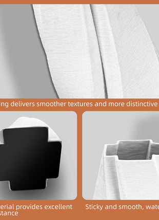 Aesthetic White Flower Vase – Modern Twisted Design Table Centrepiece