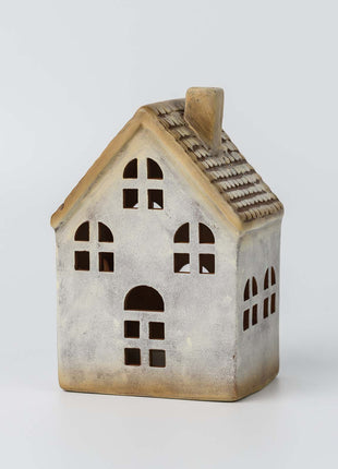 Christmas Village House with Warm White LED Lights - Tabletop Decor