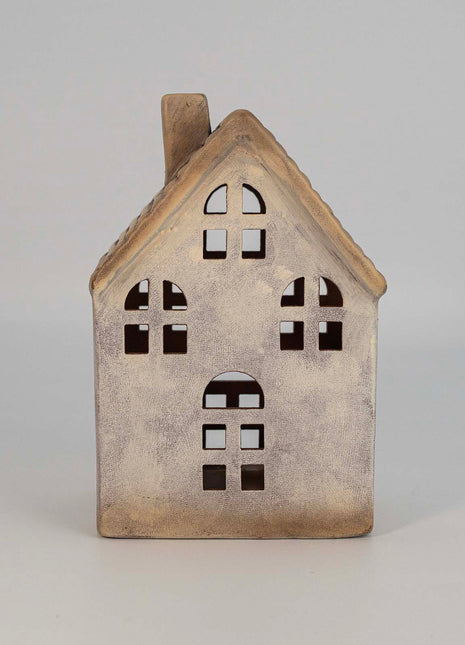 Christmas Village House with Warm White LED Lights - Tabletop Decor