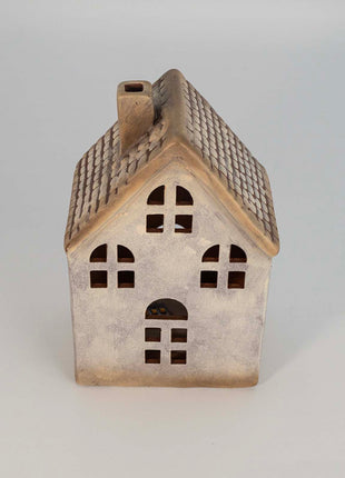 Christmas Village House with Warm White LED Lights - Tabletop Decor