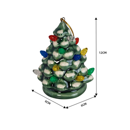 CHRISTMAS TREE WITH LED ORNAMENT