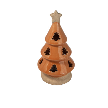 CERAMIC CHRISTMAS TREE WITH LED