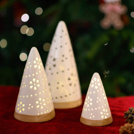 Christmas Table Decoration, Ceramic Christmas Tree