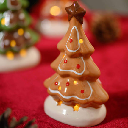 Christmas Table Decoration, Ceramic Christmas Tree