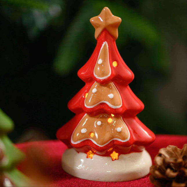 Christmas Table Decoration, Ceramic Christmas Tree