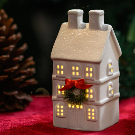 Ceramic Christmas Village House Christmas Decoration