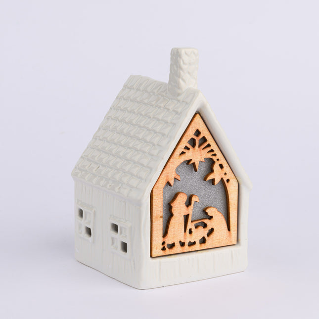 Ceramic Christmas Village House Christmas Decoration