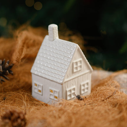 Ceramic Christmas Village House Christmas Decoration