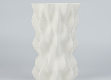 WHITE CERAMIC FLOWER VASE