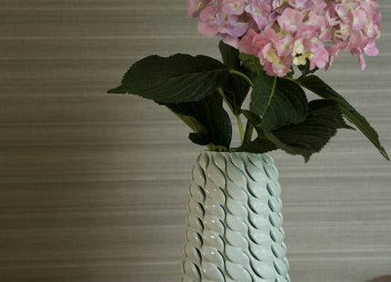 MINT GREEN GLAZED CERAMIC VASE