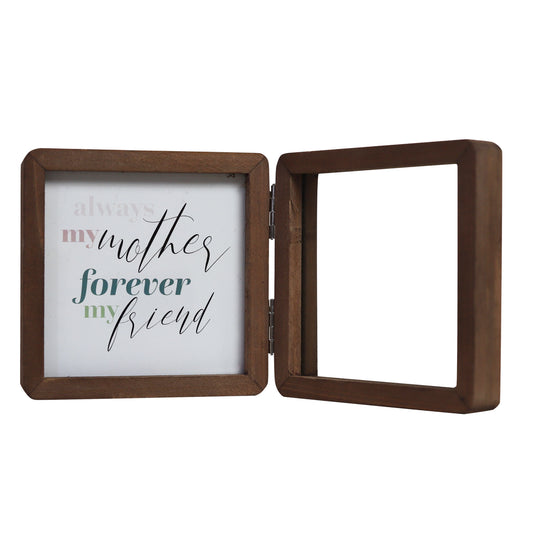 JX056 | "Always My Mother Forever My Friend" Double Photo Frame