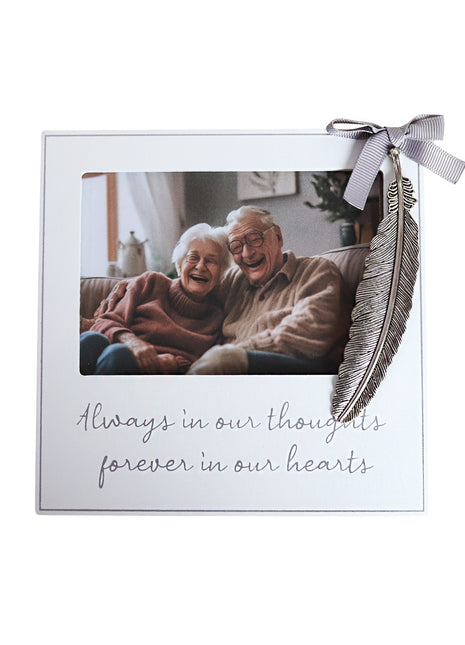 "Forever in Our Hearts" Memorial Photo Frame Photo Frame 14.5x1.5x14.5cm