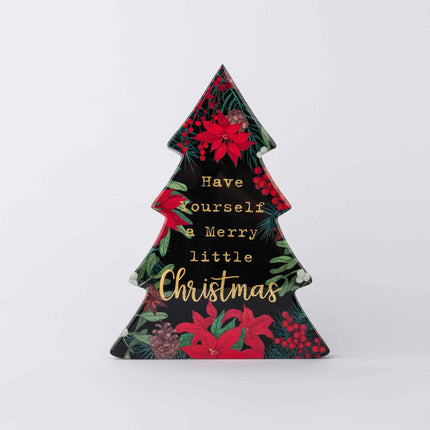 CHRISTMAS TREE SHAPED HOLIDAY DECOR