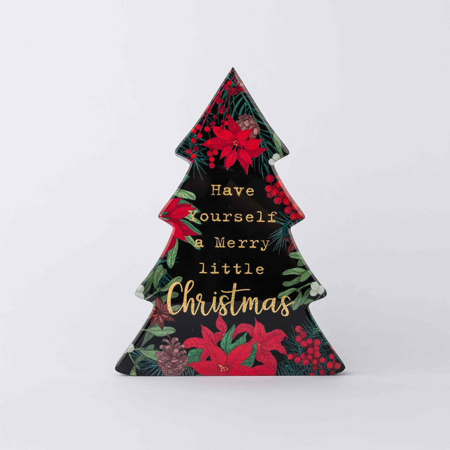 CHRISTMAS TREE SHAPED HOLIDAY DECOR