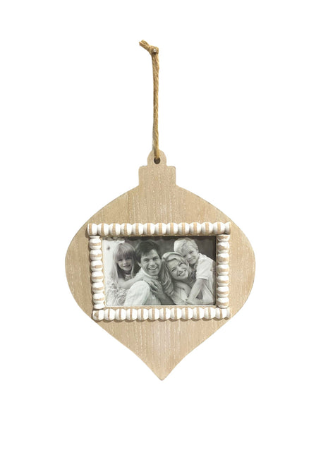 JX6182 | Study & Bedroom Decorations Natural Wood Small Square Photo Hanging Photo Frame | 23.6x1.6x29.6cm