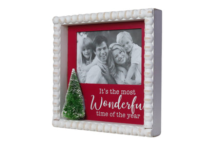 'It's the Most Wonderful Time of the Year' -Wooden Photo Frames