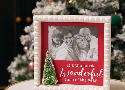 'It's the Most Wonderful Time of the Year' -Wooden Photo Frames