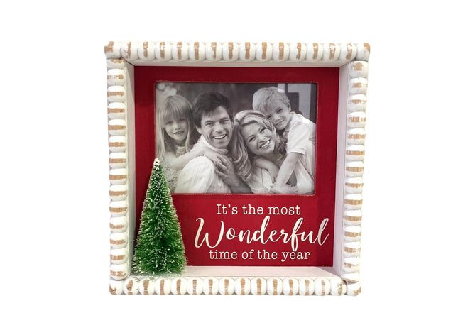 'It's the Most Wonderful Time of the Year' -Wooden Photo Frames