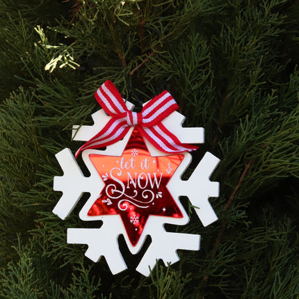 BallarArt CO Christmas Tree Decorations, Christmas Ornaments Set, 4 Pieces
