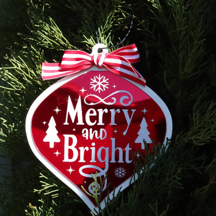 BallarArt CO Christmas Tree Decorations, Christmas Ornaments Set, 4 Pieces