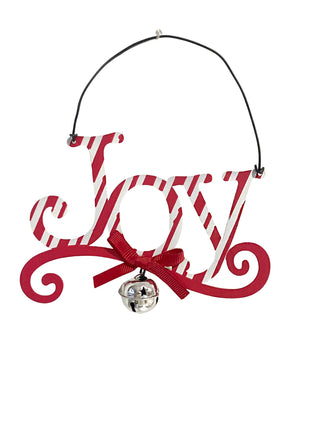 JX6194 |christmas decorations  "Joy" Red Christmas Tree Ornament Christmas Decorations | 13.x2x10cm
