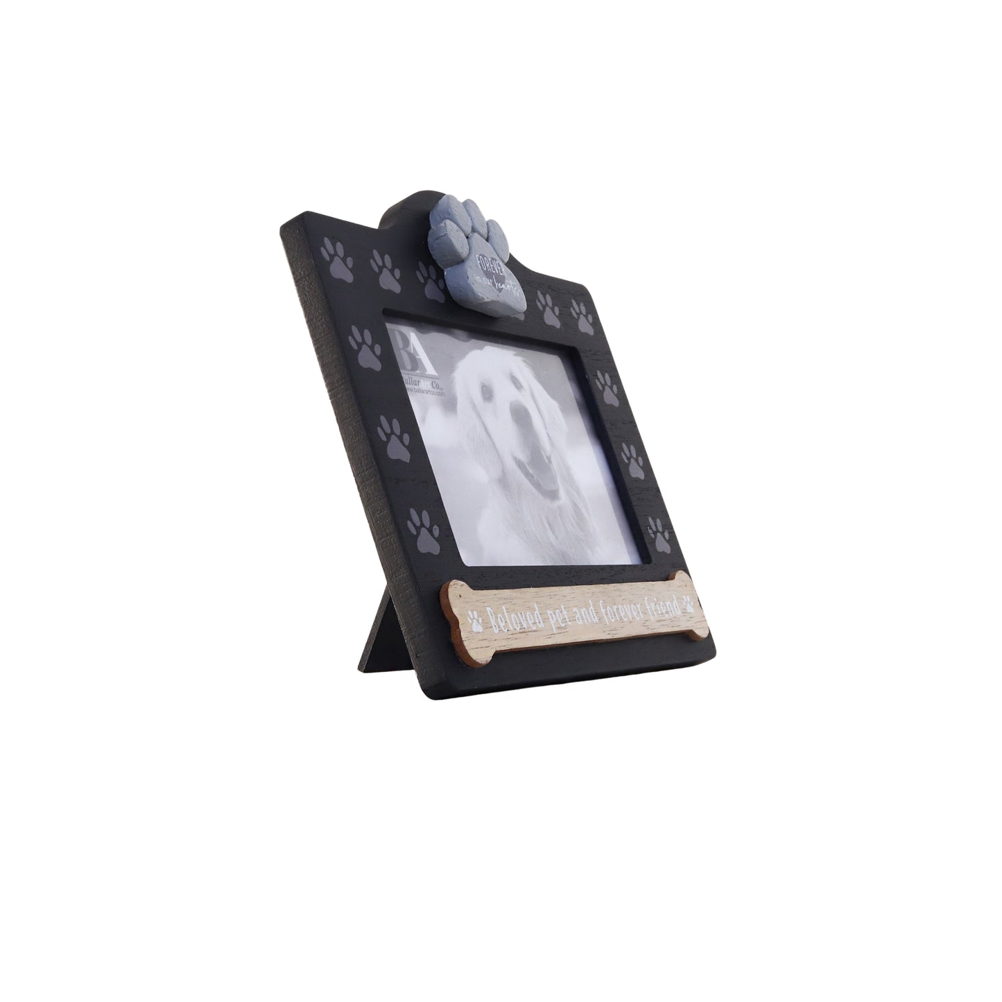 JX6214 | Black Wooden Pet Memorial Frame | 16X2X16cm