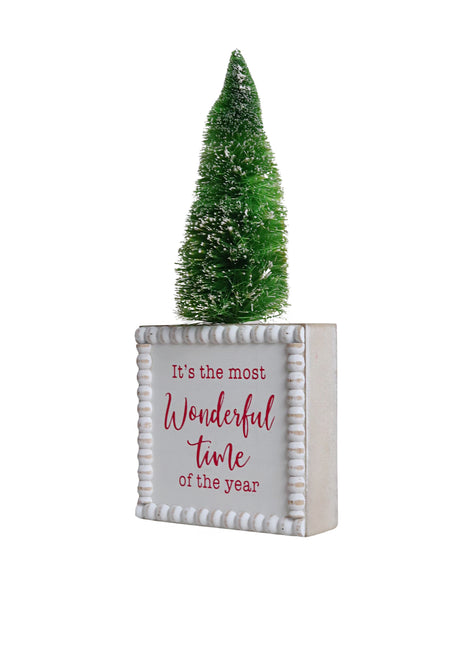JX6322 |christmas decorations  Wonderful time-Christmas Decorations Bulk Sale 12x3.5x28CM