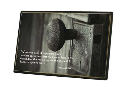 Helen Keller Quote Door Lock Desk Decor - Inspirational Gift