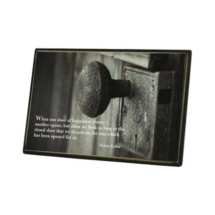 Helen Keller Quote Door Lock Desk Decor - Inspirational Gift