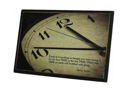 Time clock Desk Plaque l Decor