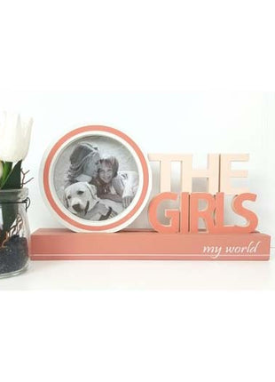 KK2386-GL - The Girls cutout frame | 24 x 4 x 14cm