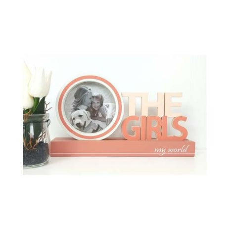 KK2386-GL - The Girls cutout frame | 24 x 4 x 14cm