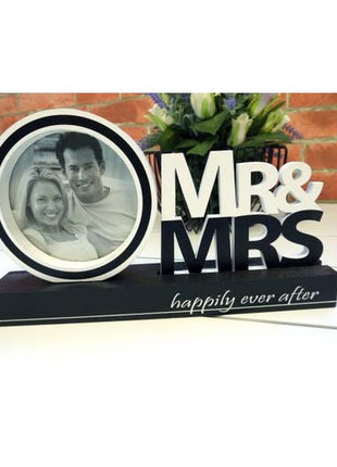 KK2386-Mr - Mr & Mrs cutout frame | 24 x 4 x 14cm