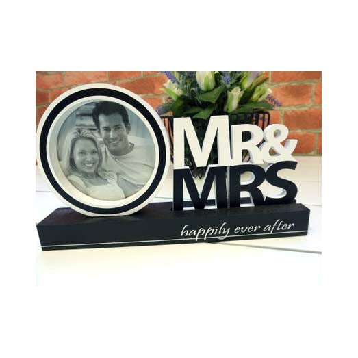 KK2386-Mr - Mr & Mrs cutout frame | 24 x 4 x 14cm