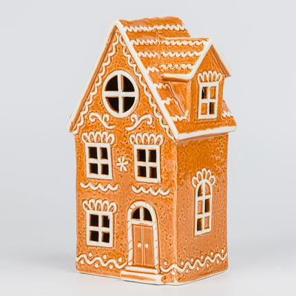 Ceramic Christmas Village House, Two Storey