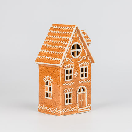 Ceramic Christmas Village House, Two Storey
